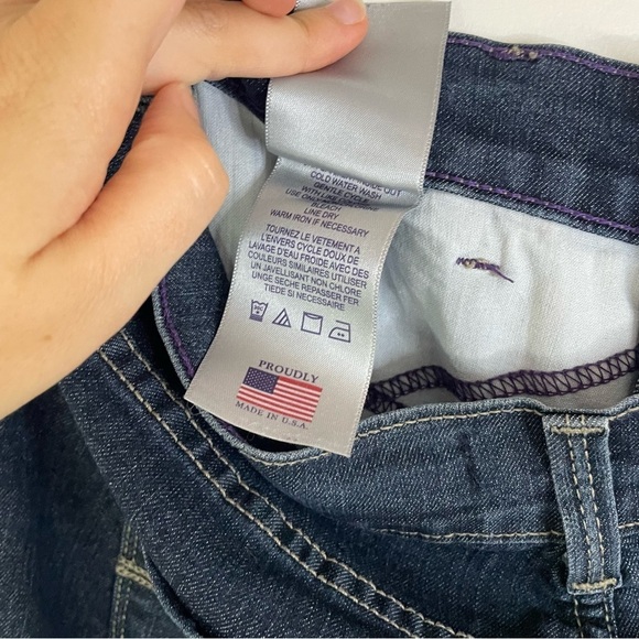 NYDJ lift and tuck jeans jegging stretch high-rise dark blue women 12 j84248f43 - Picture 8 of 9